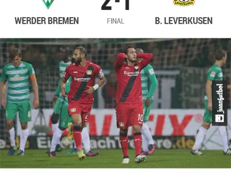Chicharito no pudo evitar la derrota del Leverkusen