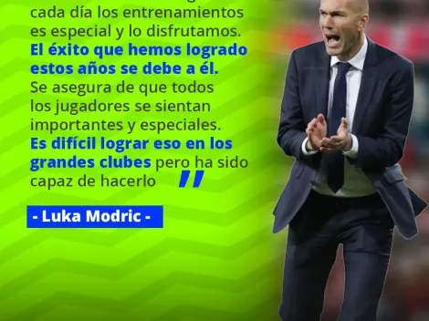 Luka Modric agradecido por la llegada de Zidane al Real Madrid