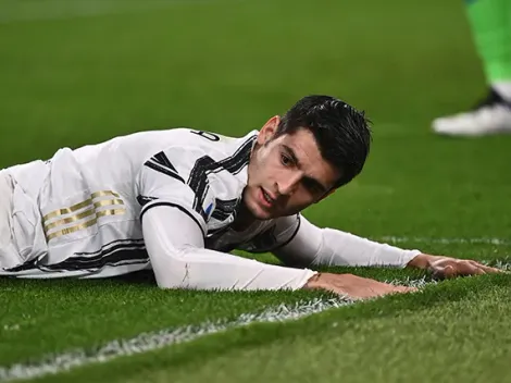 Video: Álvaro Morata hace el ridículo al intentar hacer un gol de 'taco'