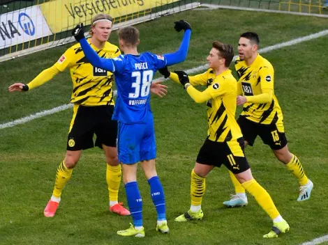 Borussia Dortmund empata en casa 2-2 ante el Hoffenheim