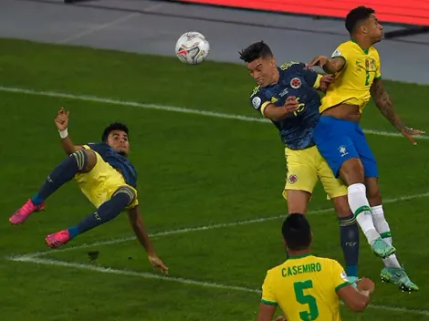 Video: Luis Díaz abre el marcador ante Brasil con espectacular gol de chilena