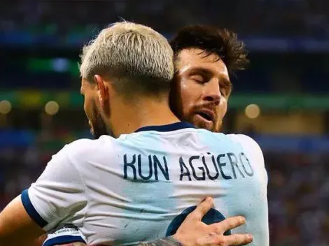 "Duele mucho": el emotivo mensaje de Messi luego de que el 'Kun' anunciara su retiro