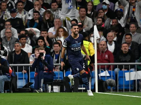 Video: ¡Gol que sabe a final! Mahrez adelanta al City en el Bernabéu 