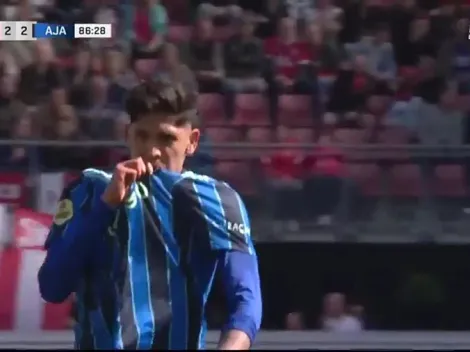 Video: Edson Álvarez hace gol en el empate de Ajax ante AZ Alkmaar