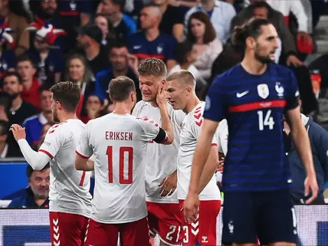 Video: ¿Adelanto del partido en Qatar? Dinamarca vence 2-1 a Francia