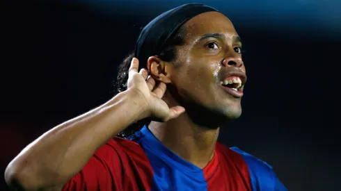 Ronaldinho debut Barcelona. Fuente: Getty
