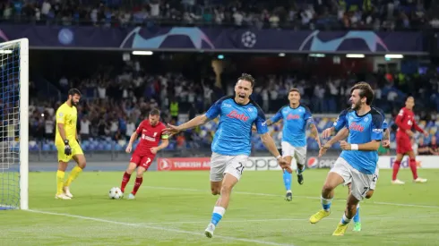 Napoli goleó al Liverpool en Champions. Fuente: Getty
