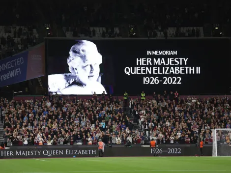 El mundo del futbol se rinde en homenajes a la Reina Isabel II