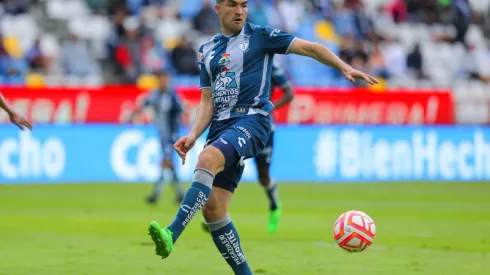 Nico Ibáñez, líder de goleo de la Liga MX. Fuente. Getty
