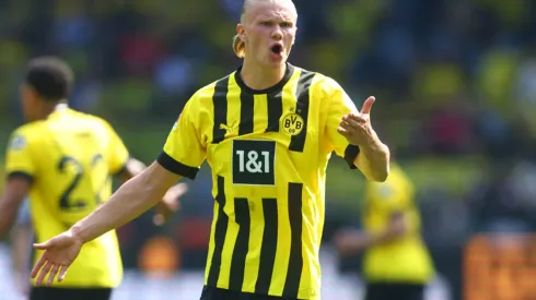 Erling Haaland, jugando con el Dortmund – Fuente: Getty

