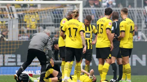 Marco Reus salió lesionado frente al Schalke 04 – Fuente: Getty
