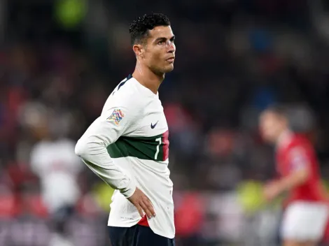 Cristiano Ronaldo sufre fuerte impacto en la nariz