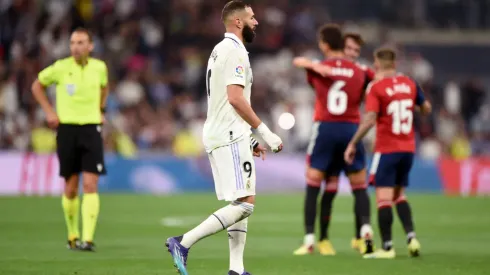 Real Madrid empató contra Osasuna y se señaló a una persona. Fuente: Getty.
