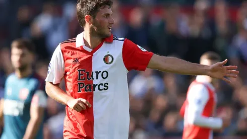 Santi Giménez fue titular con el Feyenoord por primera vez. | Getty Images
