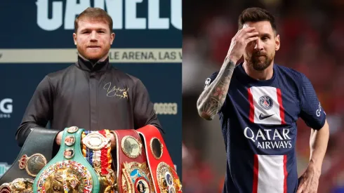Canelo superó a Messi. | Getty Images
