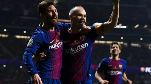 Lionel Messi y Andrés Iniesta la reventaron toda en el Barcelona – Fuente: Getty
