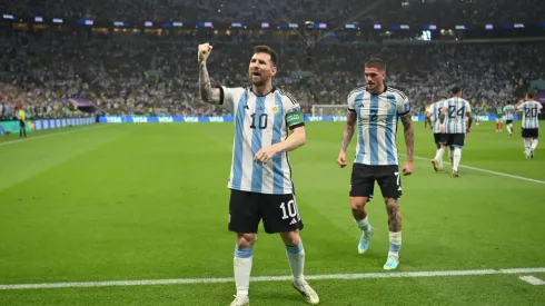 Messi abrió el marcador con un golazo
