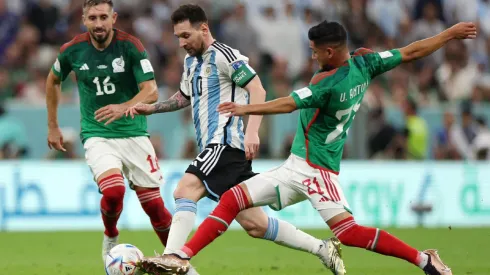 Argentina complica la continuidad de México en el Mundial – Getty Images.
