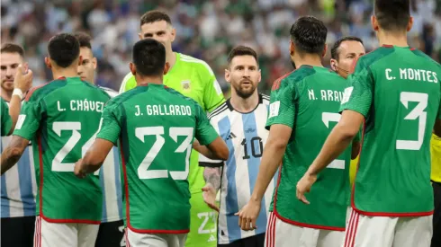 Messi junto a la Selección Mexicana | Getty Images
