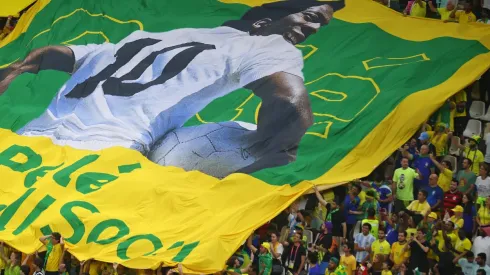 Pelé fue homenajeado por la FIFA en el Mundial de Qatar 2022.
