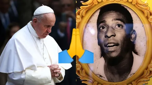 Papa Francisco estaría rezando por Pelé – Getty Images. 
