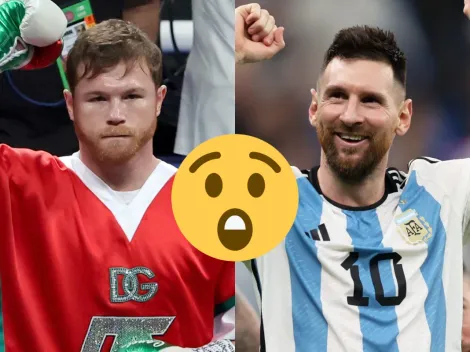 Canelo se rinde ante los pies de Messi ¿Qué mosca le picó?