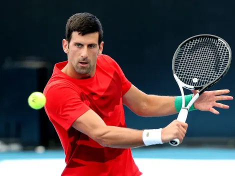Novak Djokovic aplica un “gesto” argentino en el Abierto de Australia
