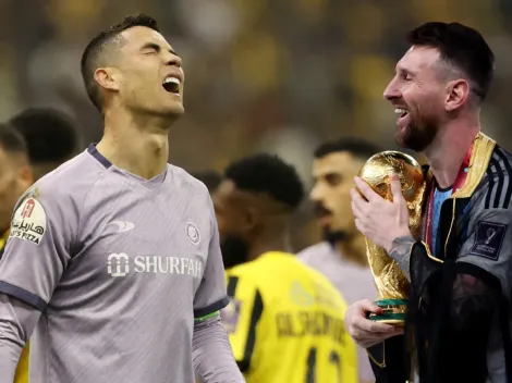Cristiano es despedido con gritos de "Messi, Messi" tras primer fracaso con Al-Nassr | VIDEO