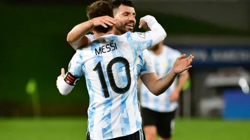 Messi y Kun Agüero / Fuente: Getty Images 
