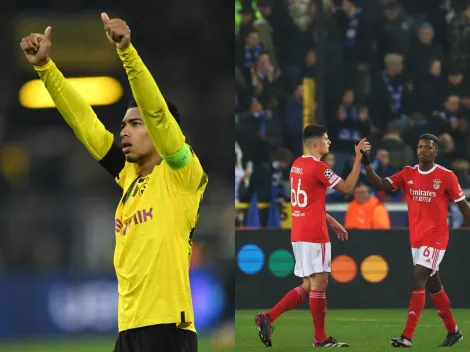 ¡Con pie y medio dentro! Dortmund y Benfica huelen los cuartos de Champions | VIDEO