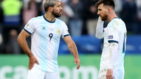 Kun Agüero y Lionel Messi | Getty Images
