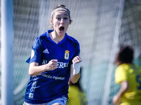Tatiana Flores anota su primer gol como profesional y le da el triunfo al Oviedo