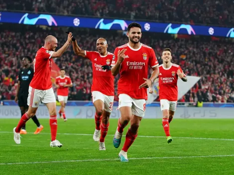 ¡Paliza y a cuartos! Benfica goleó y sigue avanzando en la Champions League