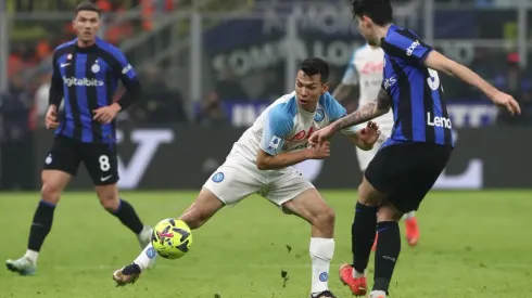 Napoli vs Inter Champions League / Fuente: Getty Images
