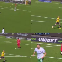 Portero confunde el balón con el manchón penal y su inaudito error le cuesta un gol | VIDEO
