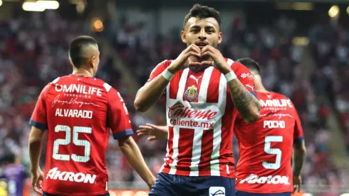 Alexis Vega anotó en el triunfo de Chivas. | Imago7 
