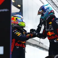 ¡PODIO para Red Bull! Max finalizó primero y Checo acompañó en el podio