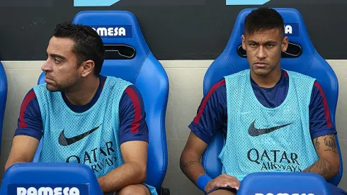 Neymar y Xavi / Fuente: Getty Images
