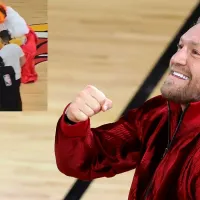 Se le pasa la mano a Conor McGregor y NOQUEA a la mascota del Miami Heat