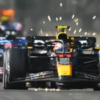 Checo sufre y le va pésimo junto a Verstappen en el GP de Singapur