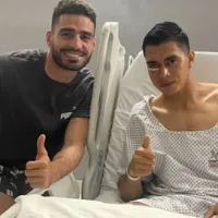 Briseño visita al Tala Rangel en el hospital y la afición lo revienta