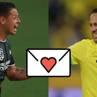 Chicharito envía inesperado recadito a Neymar