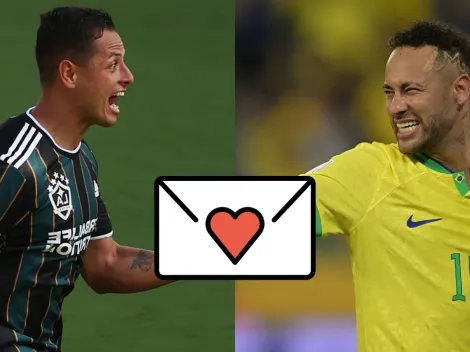Chicharito envía inesperado recadito a Neymar