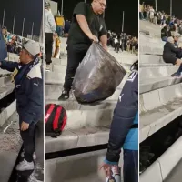 Afición de Pumas da TREMENDA CÁTEDRA de civismo al limpiar el estadio de CU y se hace viral  VIDEO