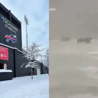 NFL: ¡Es una locura! FANS de los Bills disfrutan de la NIEVE en Estadio Highmark  VIDEO