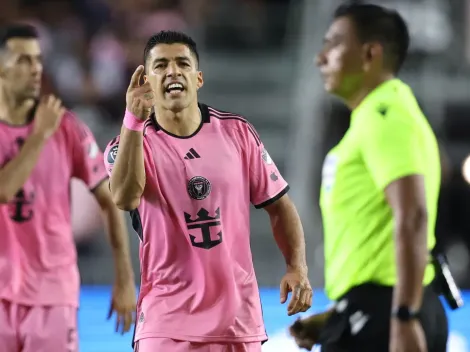 Messi y estrellas del Inter Miami increpan al árbitro y buscan pelea con el Tano Ortiz