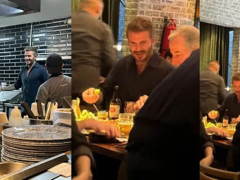 David Beckham llega a Monterrey y se rinde ante el sabor de cerveza mexicana