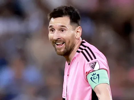 Captan a Messi agrediendo al Tano Ortiz en Concachampions