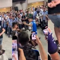 Video: Aficionados de Rayados desatan polémica al bailar y pisotear el jersey de Messi