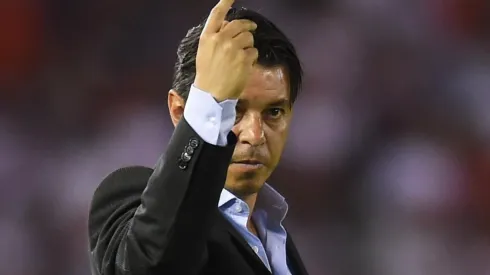 Gallardo jugó dos series contra equipos brasileños como DT de River: ganó ambas. (FOTO: Getty)